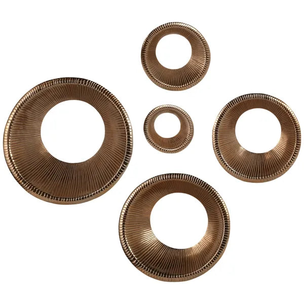 Pepin Wall Rings, Oro, Juego of 5