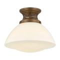 Bruceville Flush Mount, Historic Bronce
