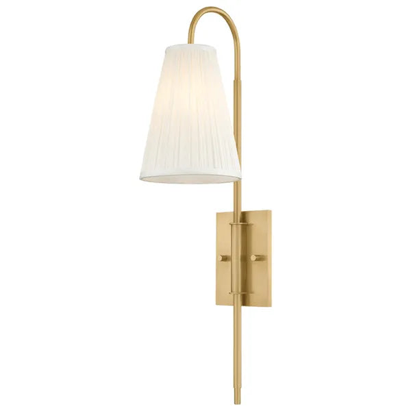 Limoges Endividual Wall Sconce, Vintage Laton