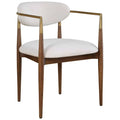 Moxie Dining Un/Unarm Silla, Walnut, Juego of 2