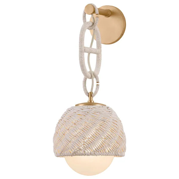 Piasu Wall Sconce, Champagne Leaf